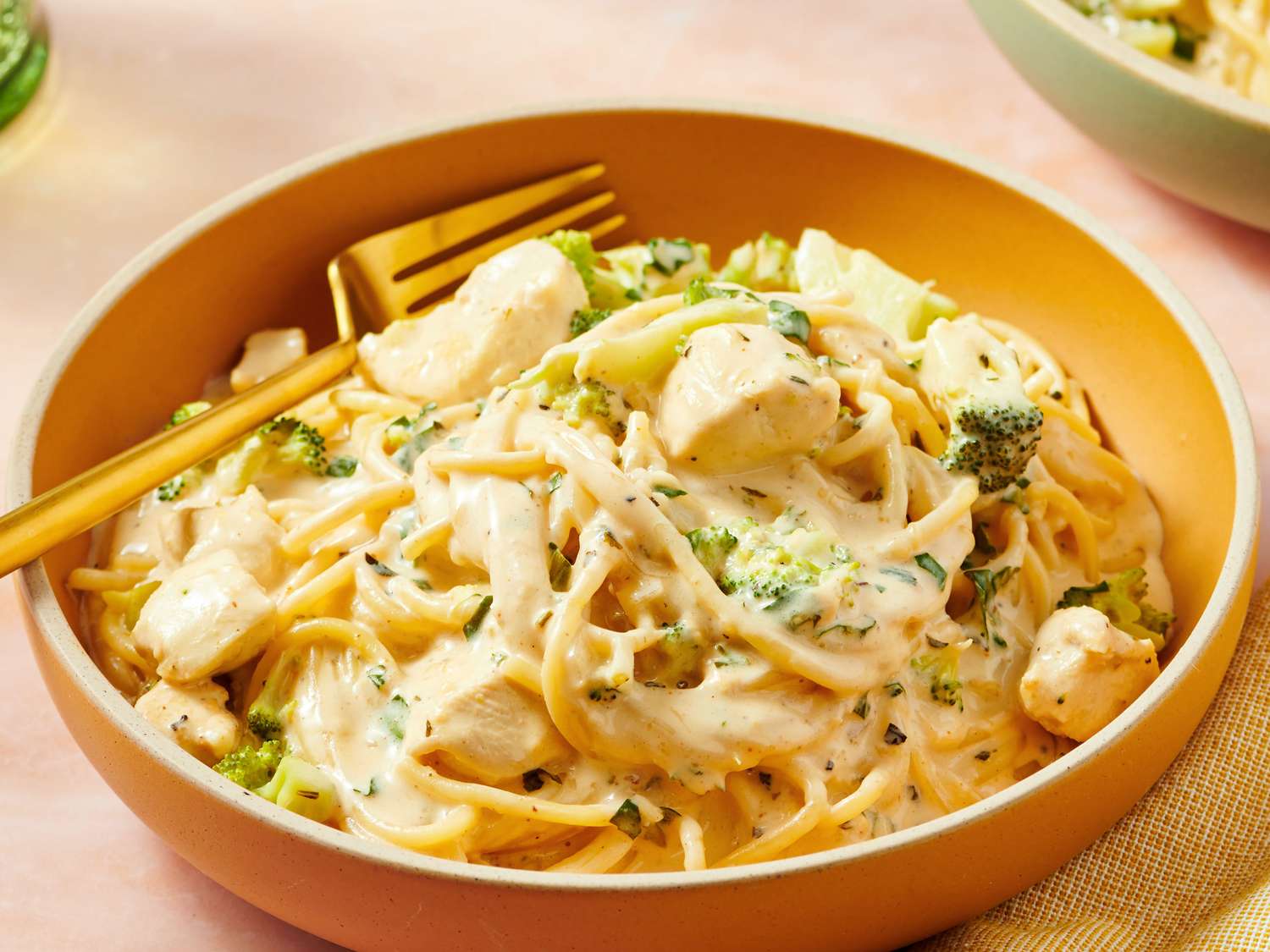 Chicken Alfredo pasta